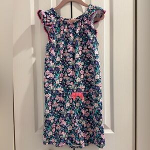 Cynthia Rowley Floral Kids Romper - Blue and Pink